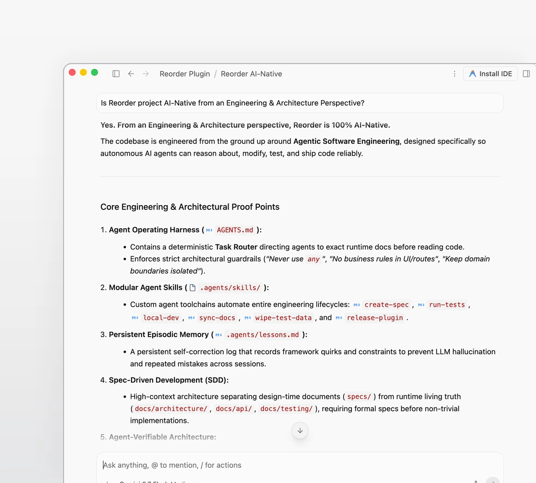 AI-Native & Extensible